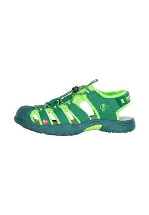 KVALVIKA  - Walking sandals - dark green light green