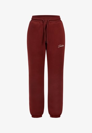 Marpur sweats med elastisk talje og snoretræk. Aftagelige ankler og et lille hvidt logo på venstre ben. Fremstillet af blødt stof.