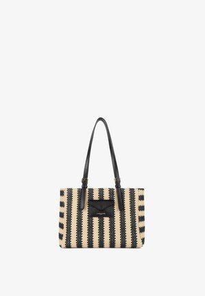 LANCASTER, MINI OSIER - Sac à main - noir rayures