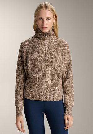 TEXTURED TWISTED - Pulover - brown