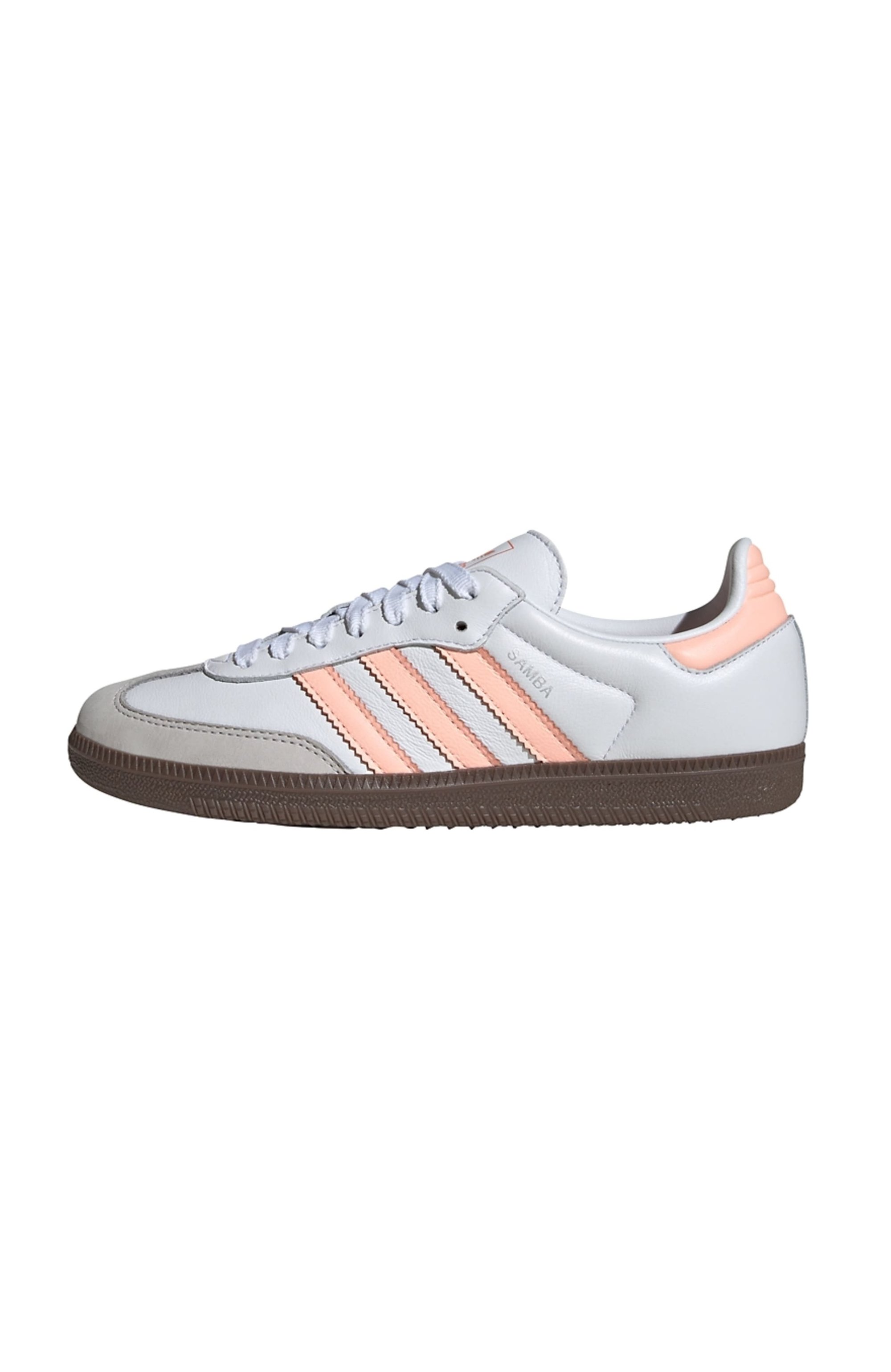 adidas Originals SAMBA OG - Zapatillas - cloud white clear orange semi  coral/crema - Zalando.es