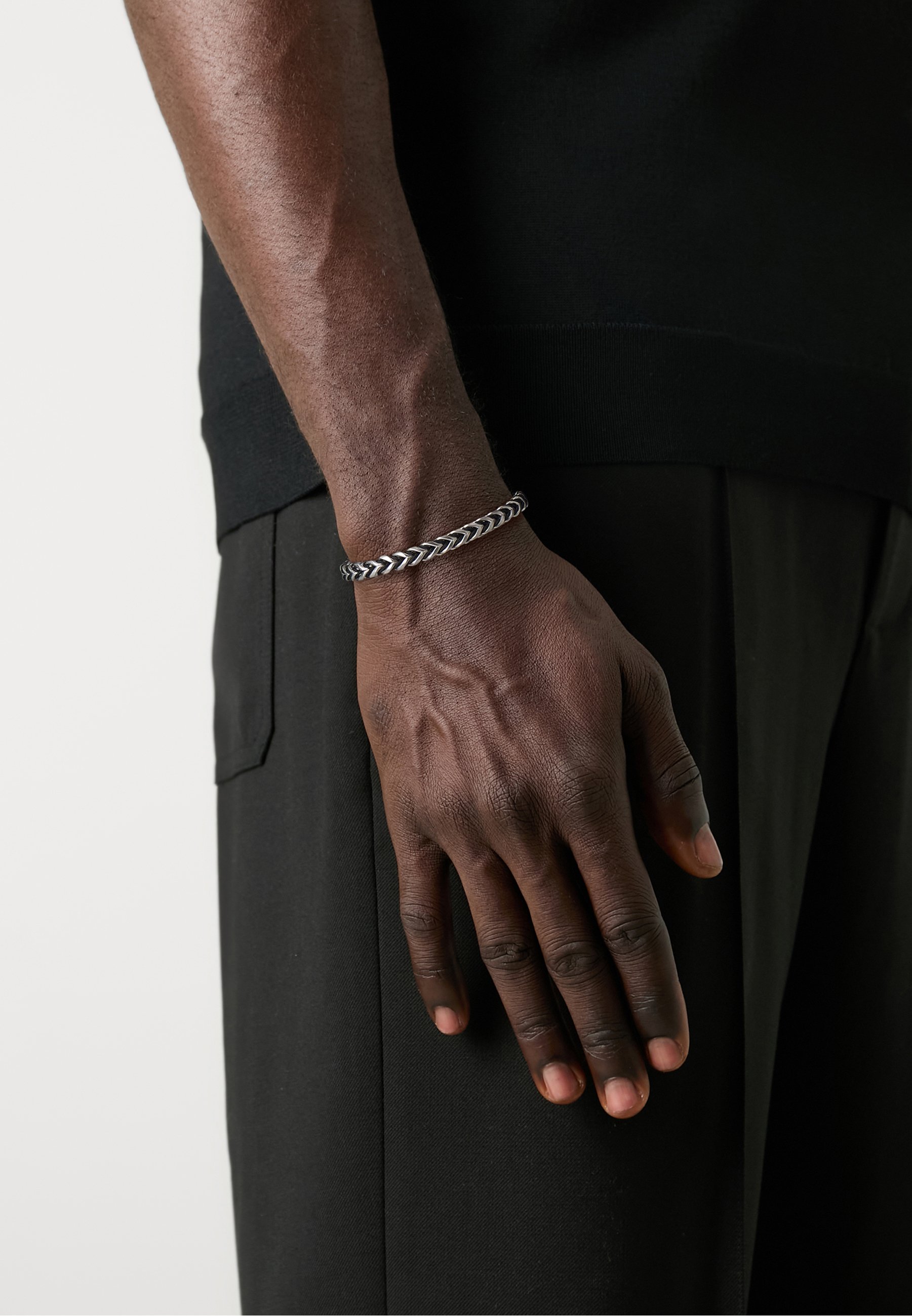 Diesel CHAIN BRACELET - Bracelet - silver-coloured - Zalando.ie