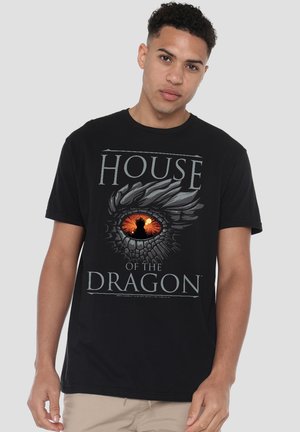 Warner Brothers, GAME OF THRONES HOUSE OF THE DRAGON EYE - T-Shirt print - black