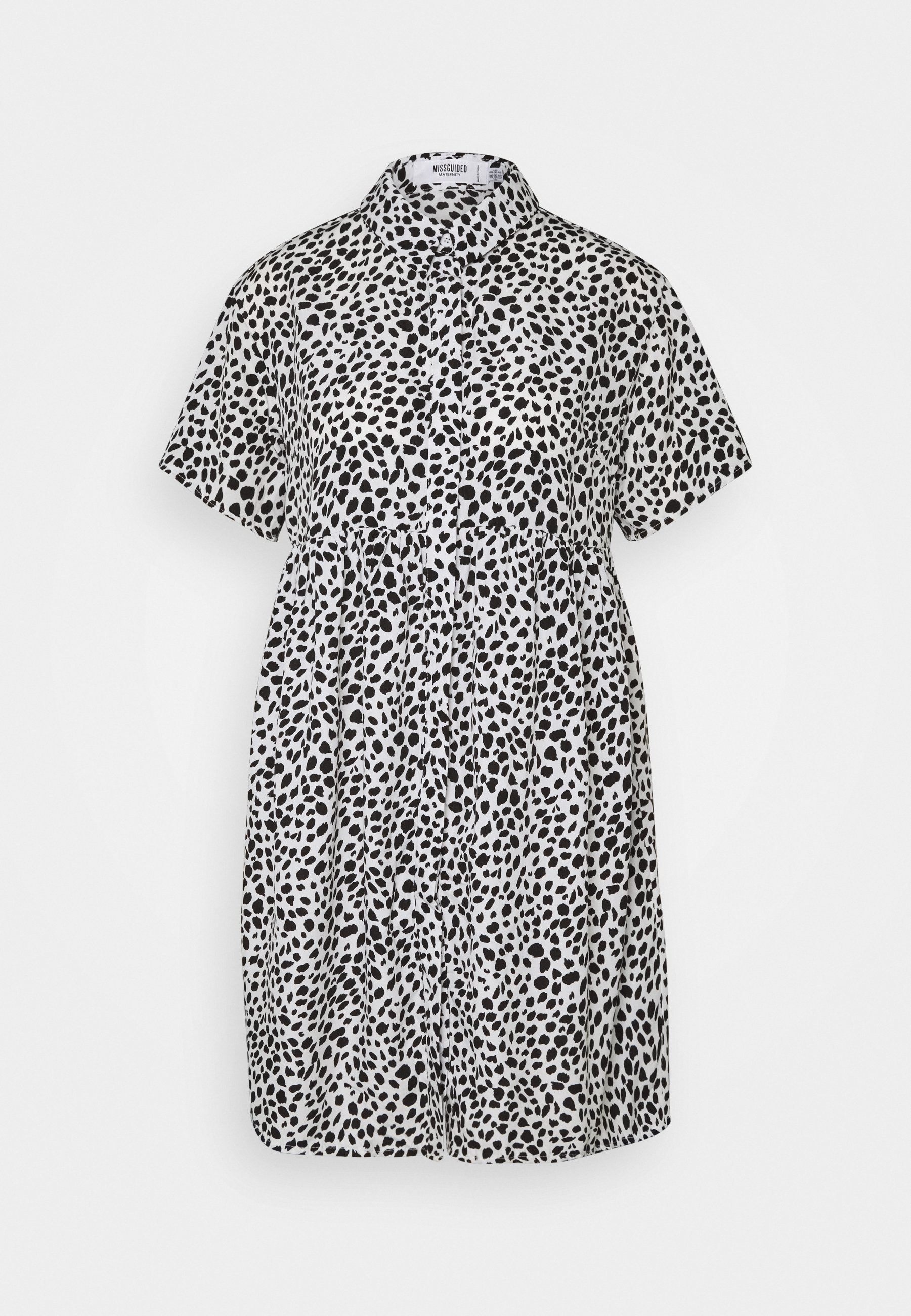 white shirt smock dress