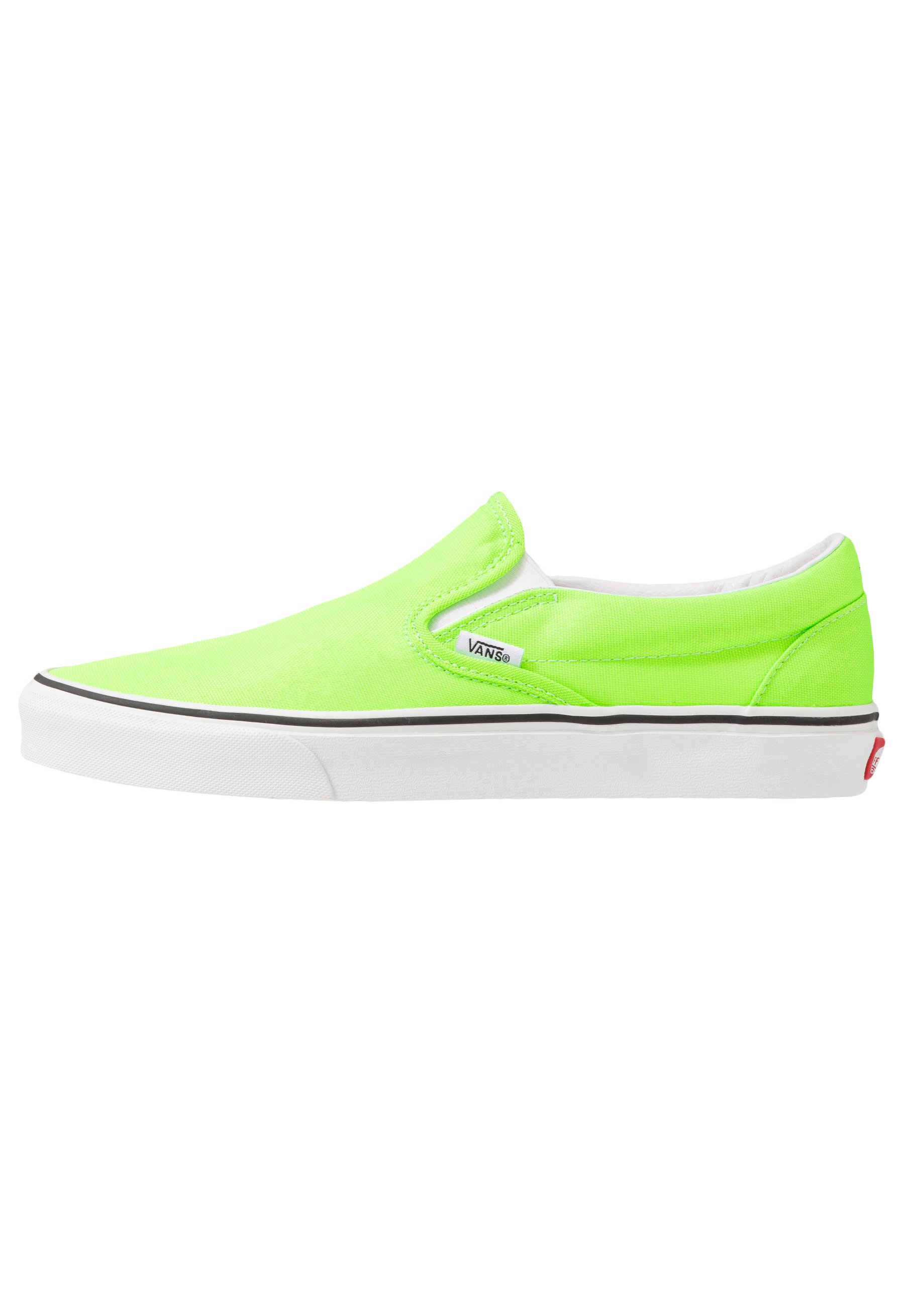 lime green vans slip on