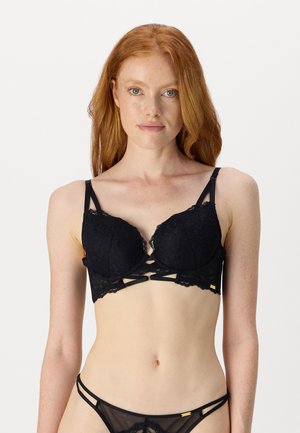SUSPENSE LONG-LINE PLUNGE BRA - Beugel BH - black