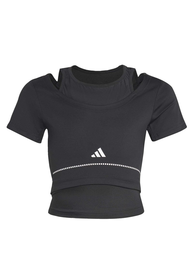 adidas Sportswear AEROREADY HIIT TRAINING Tshirt print black white