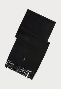 FRINGE VIRGIN WOOL SCARF - Šal - black