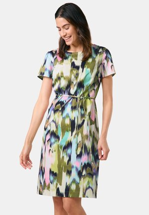 Day dress - sandshell multi verstrichen
