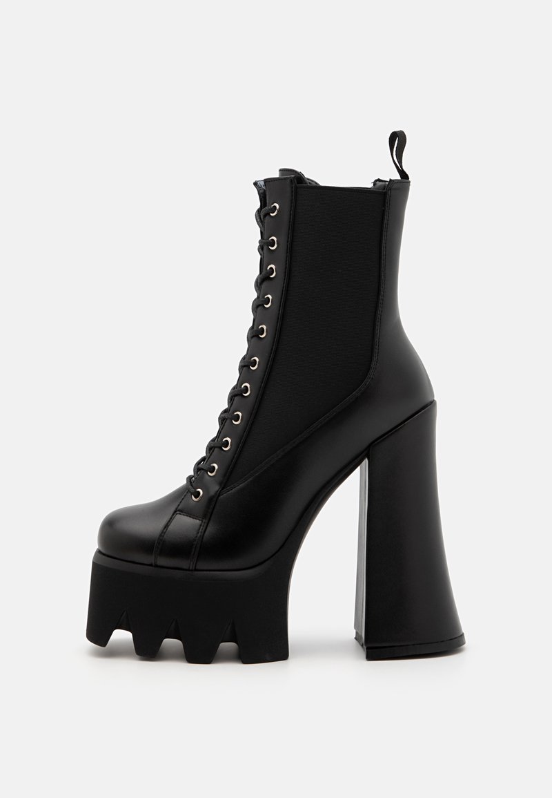 LAMODA BONNIE N CLYDE - Puszābaki ar platformu - black