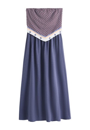 Next, Jerseykleid - chocolate brown geometric