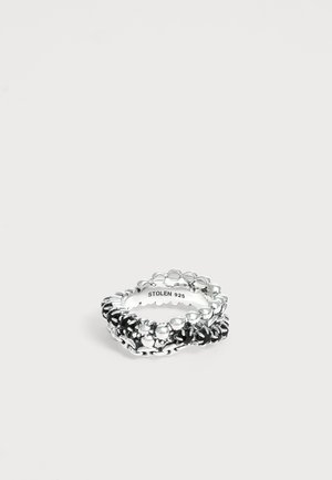 Stolen Girlfriends Club, TWISTED CHAOS UNISEX - Пръстен - silver-coloured/black