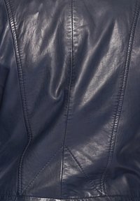 Maze GRENADA - Leather jacket - navy/blue