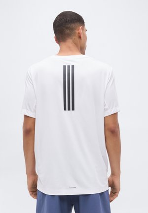 adidas Performance, D4T POWER 3 STRIPES - Sport T-Shirt - white