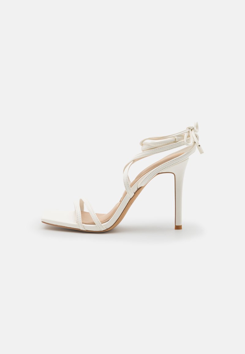 ALDO Sandalen met hoge hak wit