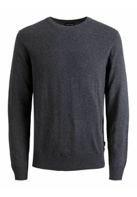 Jack & Jones Stickad tröja - mottled dark grey