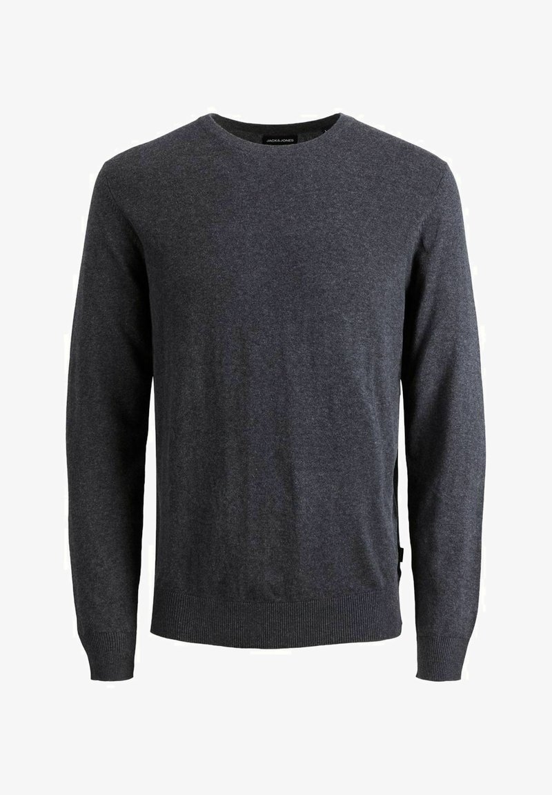 Jack & Jones Stickad tröja - mottled dark grey