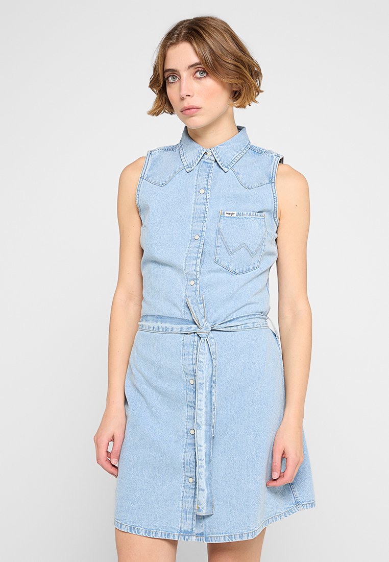 Wrangler Jeansjurken lichtblauw Wrangler Jeansjurken lichtblauw