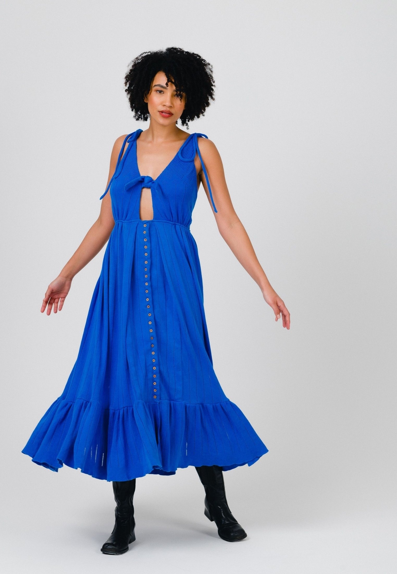 bleu cobalt robe