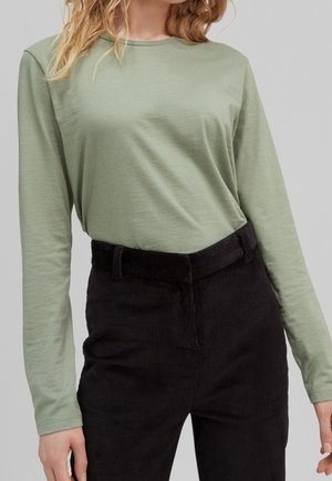 Langærmet T-shirt - light green