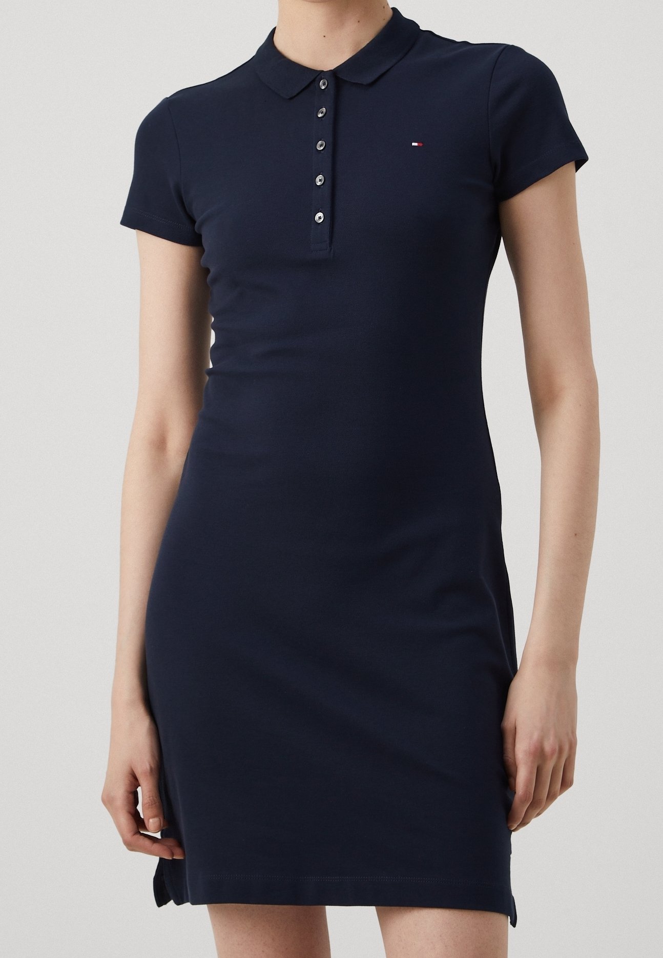 Tommy Hilfiger Shift dress - dark blue - (Pre-owned) - Zalando.ie