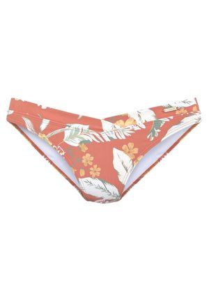 Bikini-Hose - rostrot bedruckt