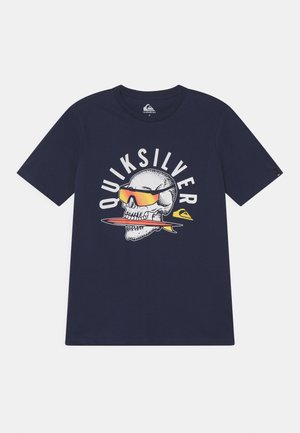 ROCKIN SKULL - T-shirt imprimé - navy blazer