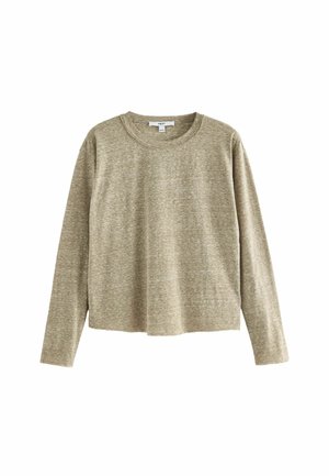 REGULAR FIT - Top s dlhým rukávom - khaki green