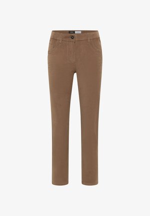 Cecil, MID WAIST SLIM LEG HOSE IM SLIM FIT - Pantalon classique - earthy taupe