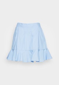 Não selecionado, blue solid