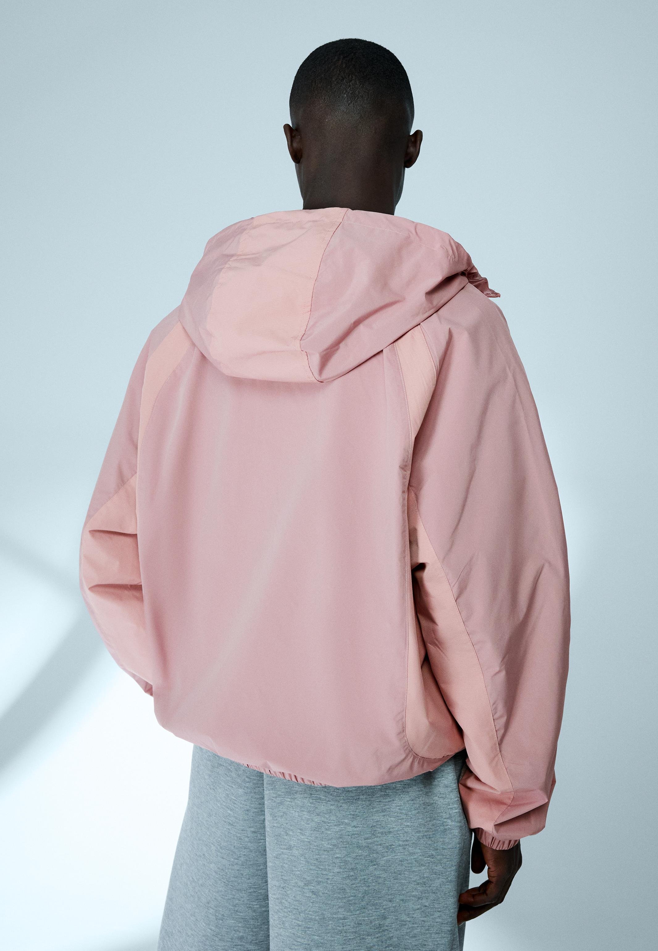【PINK】Hooded jkt Bershka HOODED TECHNICAL - Light jacket - pink - Zalando.ie