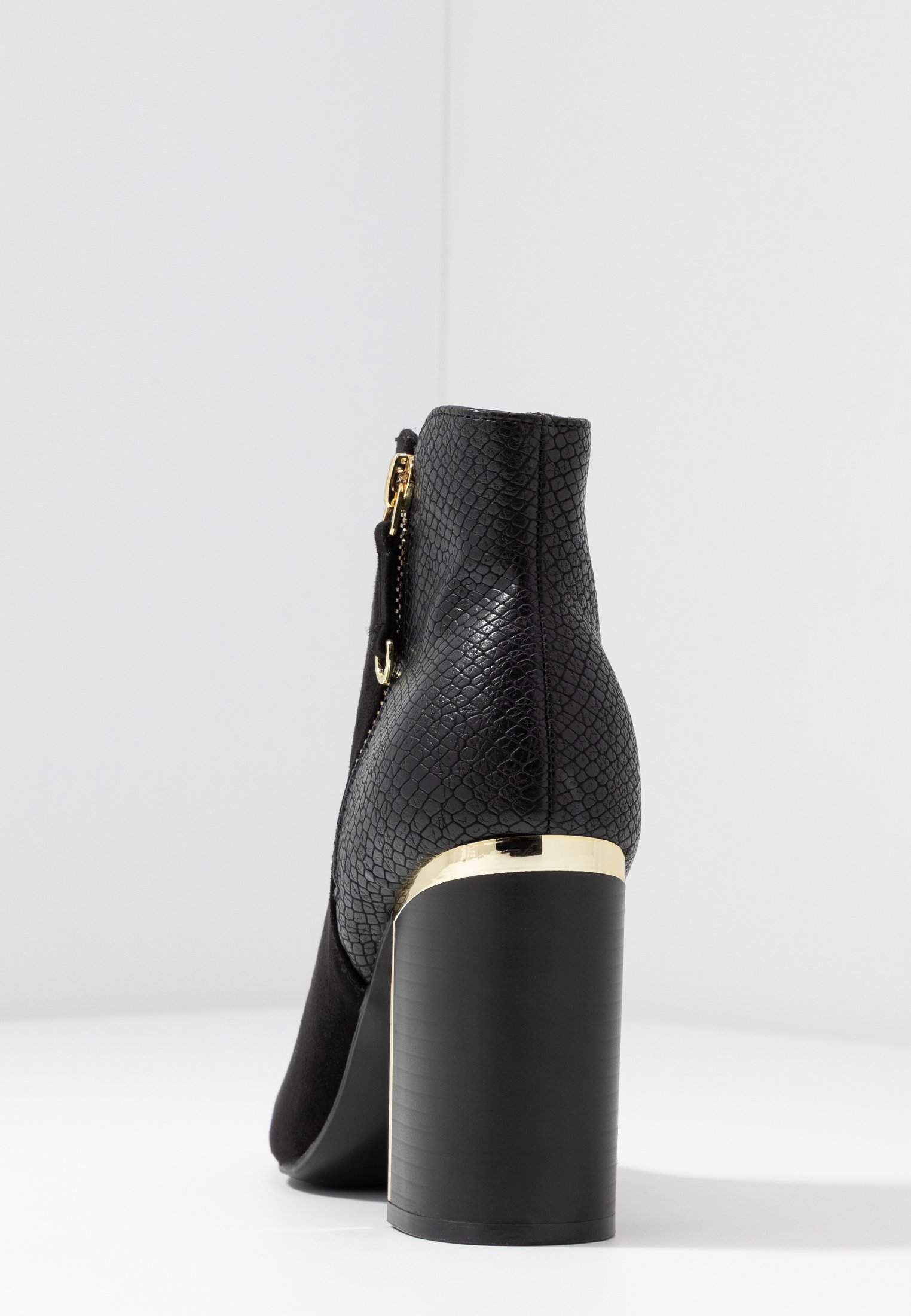New Look BANDIT Enkellaarsjes met hoge hak black New Look BANDIT Enkellaarsjes met hoge hak black