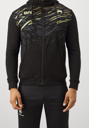 Sweater met rits - black