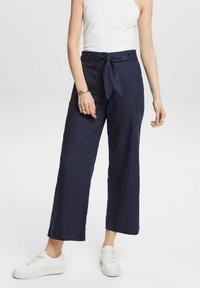 Esprit - PULL ON CULOTTE - Trousers - navy Thumbnail Image 1