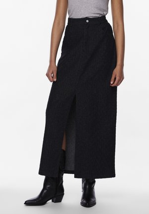 Pieces PCOANA LONG SKIRT - Μάξι φούστα - dark grey