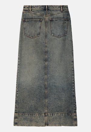 PIAVE - A-line skirt - grey denim