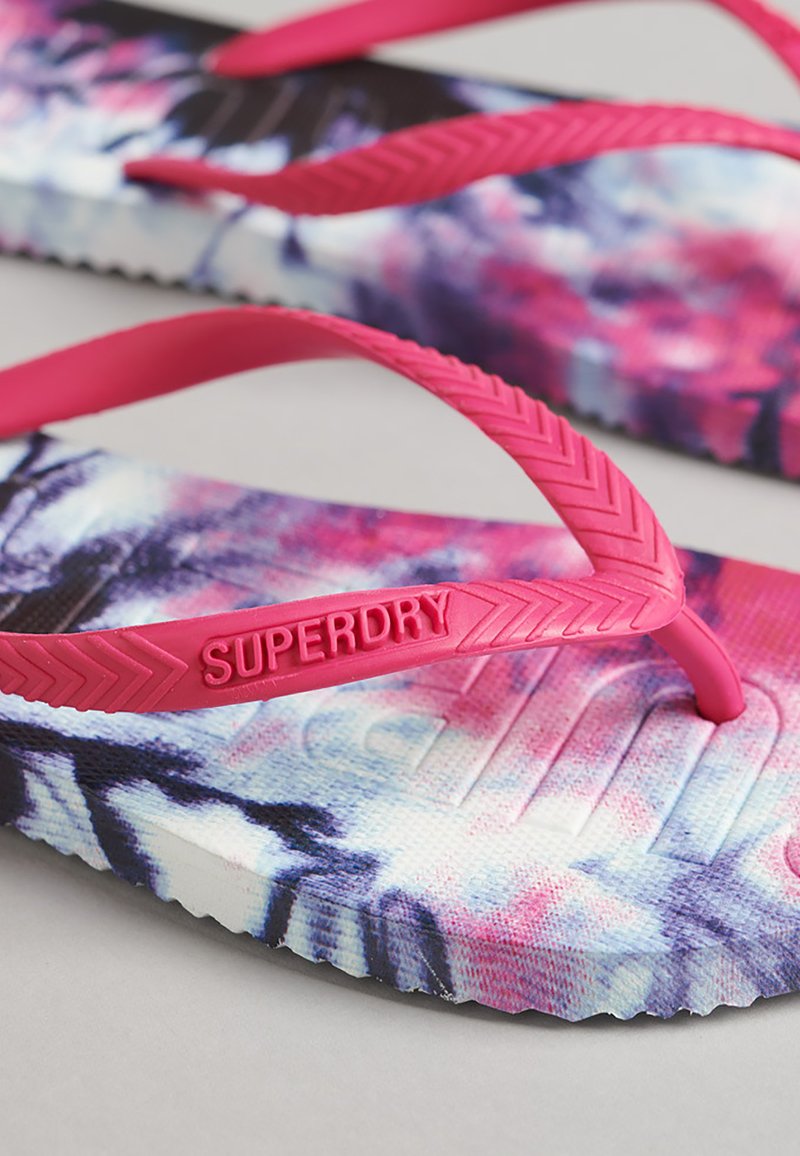 Damen Zehentrenner | Superdry CODE TIE DYE Bade-Zehentrenner pink tie dye/pink - YO39935 Damen Zehentrenner | Superdry CODE TIE DYE Bade-Zehentrenner pink tie dye/pink - YO39935