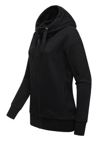 Ragwear YODIS - Užtrauktuku užsegamas treningas - black
