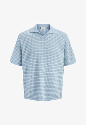 Jack & Jones, Knitted Knitted - Poloshirt - cashmere blue