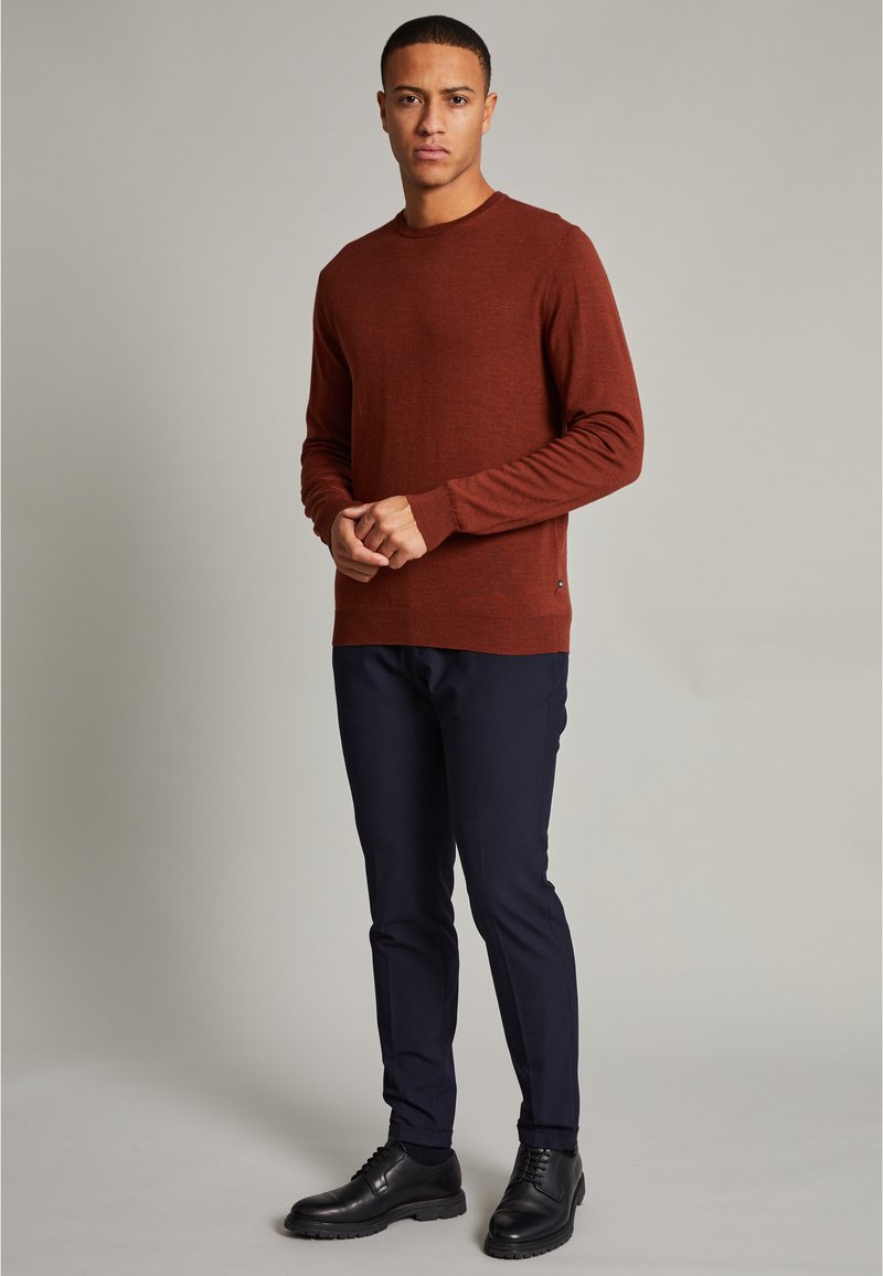 Herren Strickjacken | Matinique MARGRATE MERINO Strickpullover rust brown melange/braun - ES24906 Herren Strickjacken | Matinique MARGRATE MERINO Strickpullover rust brown melange/braun - ES24906