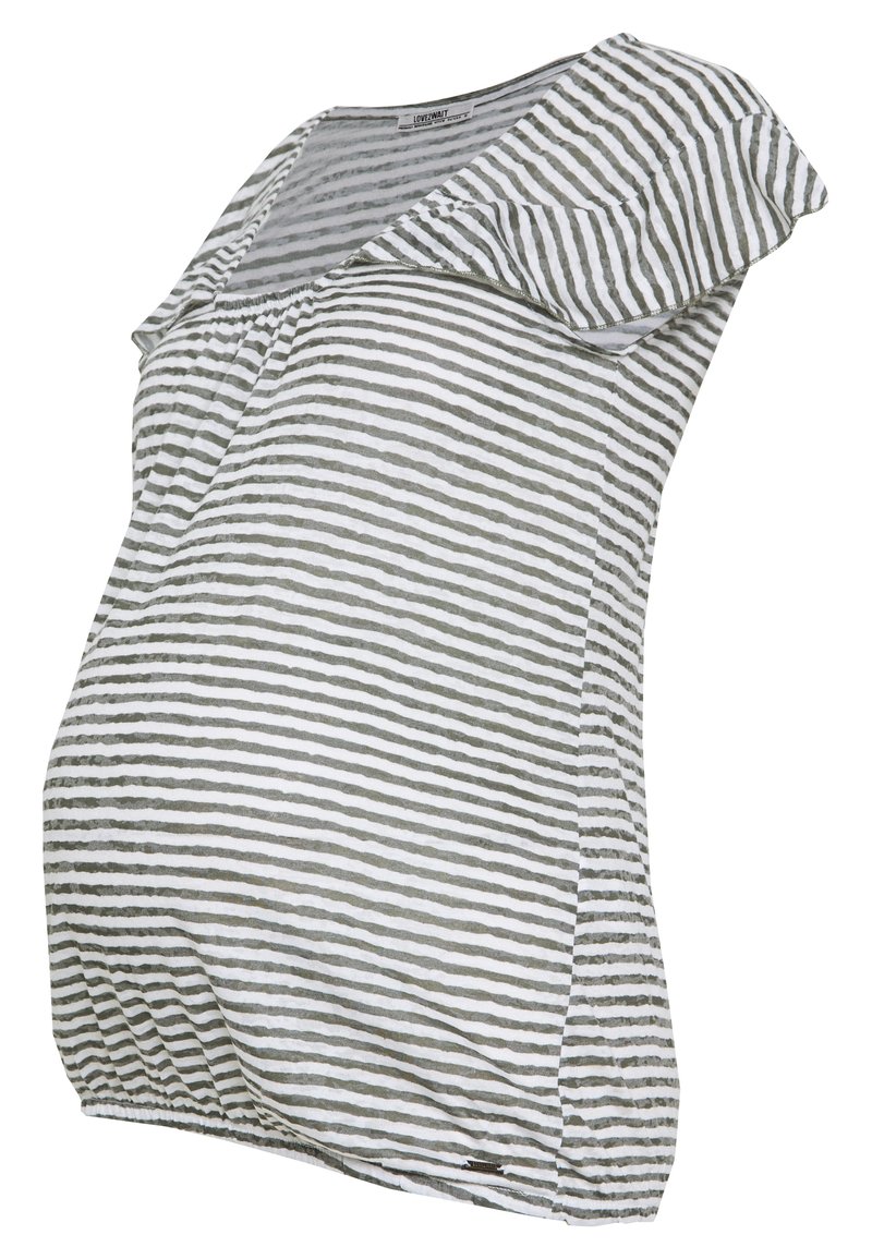 love2wait T-shirt print groen