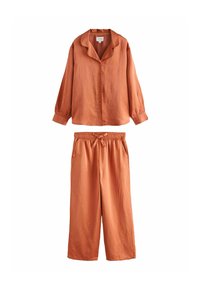 Next REGULAR FIT - BUTTON THROUGH SET - Pyžamová súprava - orange