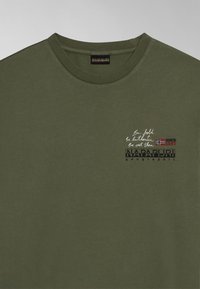 Napapijri COLVILLE - T-shirts print - green lichen