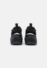 Buffalo BINARY TRACK - Plateausandalette - black