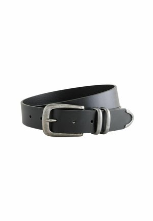 WITH DOUBLE KEEPER AND TIP DETAIL - Riem - black