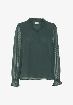 Kaffe Pluus - aventurine cc