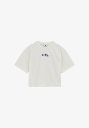 WE Fashion, Trükipildiga T-särk - off-white
