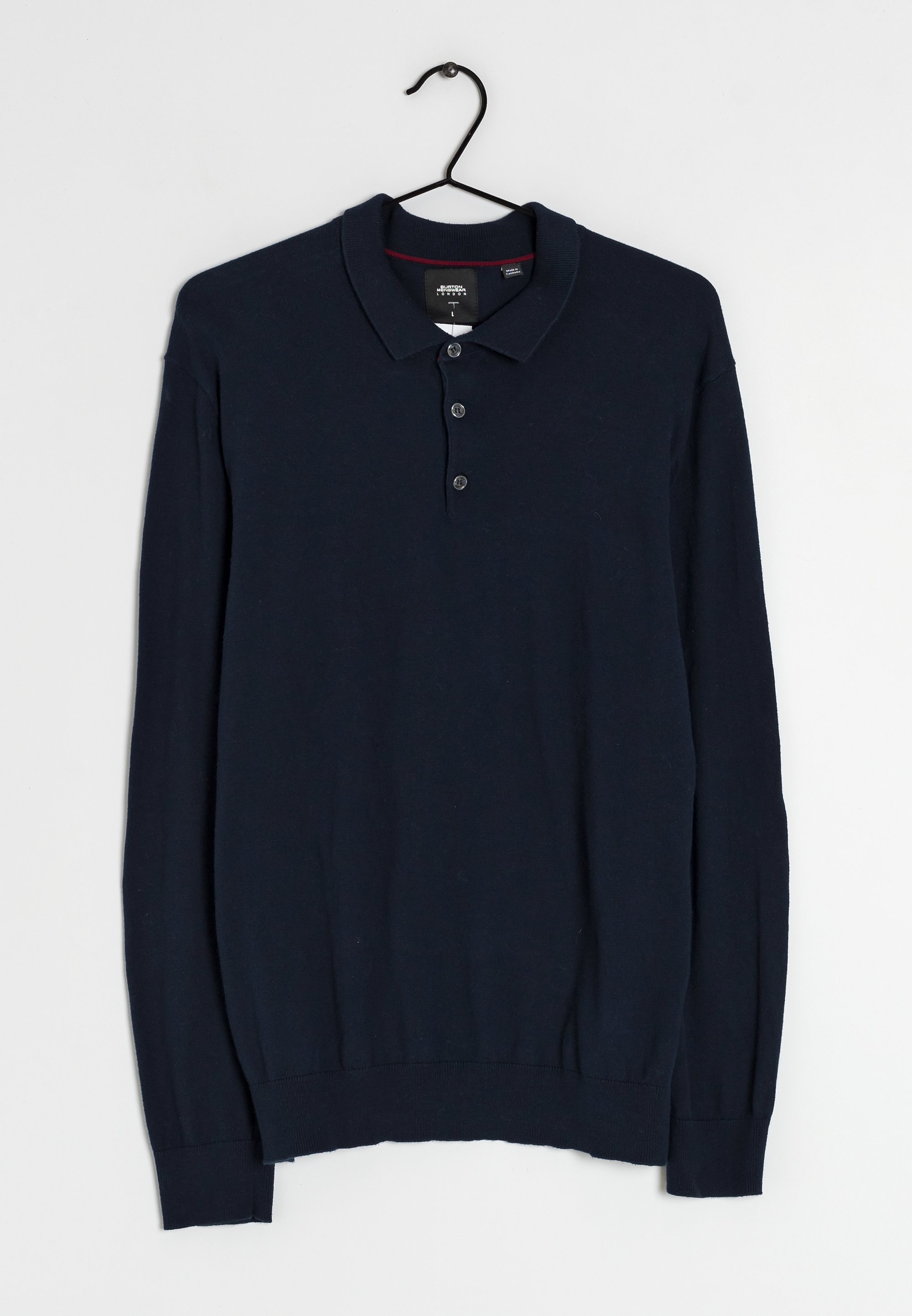 Polo Manche Longue Homme Burton Burton Polo Dark Blue/bleu Marine