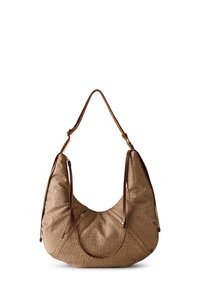 FOLD HOBO MEDIUM - Borsa a mano - beige marrone