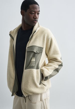 Maison Kitsuné CASUAL JACKET - Flīsa jaka - ecru